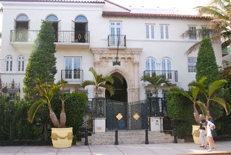 versace woman statute outside the house|history of Versace mansion.